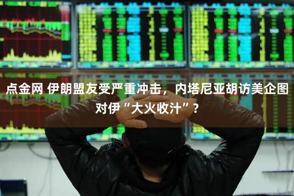 点金网 伊朗盟友受严重冲击，内塔尼亚胡访美企图对伊“大火收汁”？