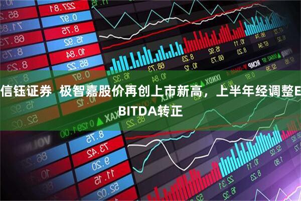 信钰证券  极智嘉股价再创上市新高，上半年经调整EBITDA转正